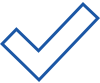 blue checkmark outline